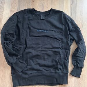 Peloton Oversized Crewneck Sweatshirt Black - size XS